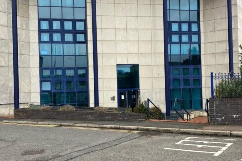 Dominion Front of Building